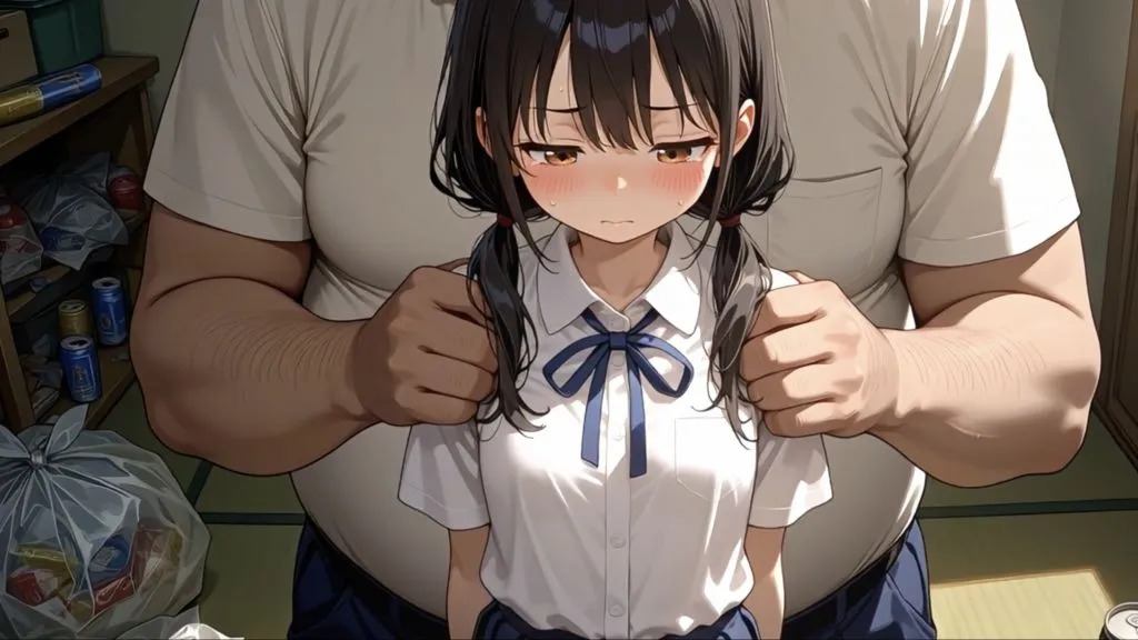 [とりあたま(Toriatama)] 【アニメ】汚部屋おじさんのいいなりになって性教育されちゃう動画