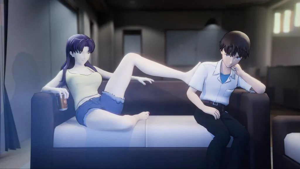 [AmateurThrowaway] Evangelion – Average Evening at Misato’s [FUTA]