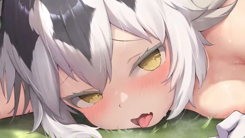 [みこさけ (mikosake)] [同種えっち]シンリンオオカミちゃんフルアニメーション110秒+断面差分、ループ動画(音声付き + 高画質)